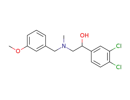 1-(3,4-dichlorophenyl)-2-((3-methoxybenzyl)(methyl)amino)ethanol